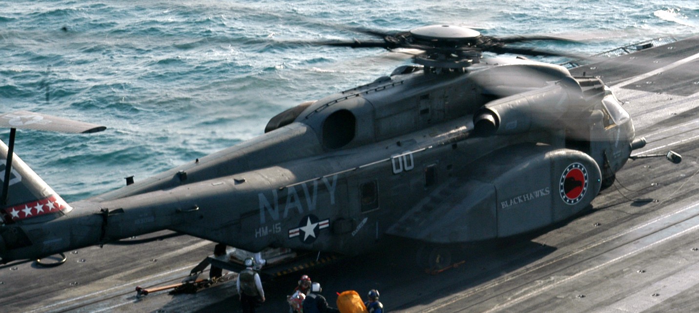 hm-15 blackhawks helicopter mine countermeasures squadron navy mh-53e sea dragon 112