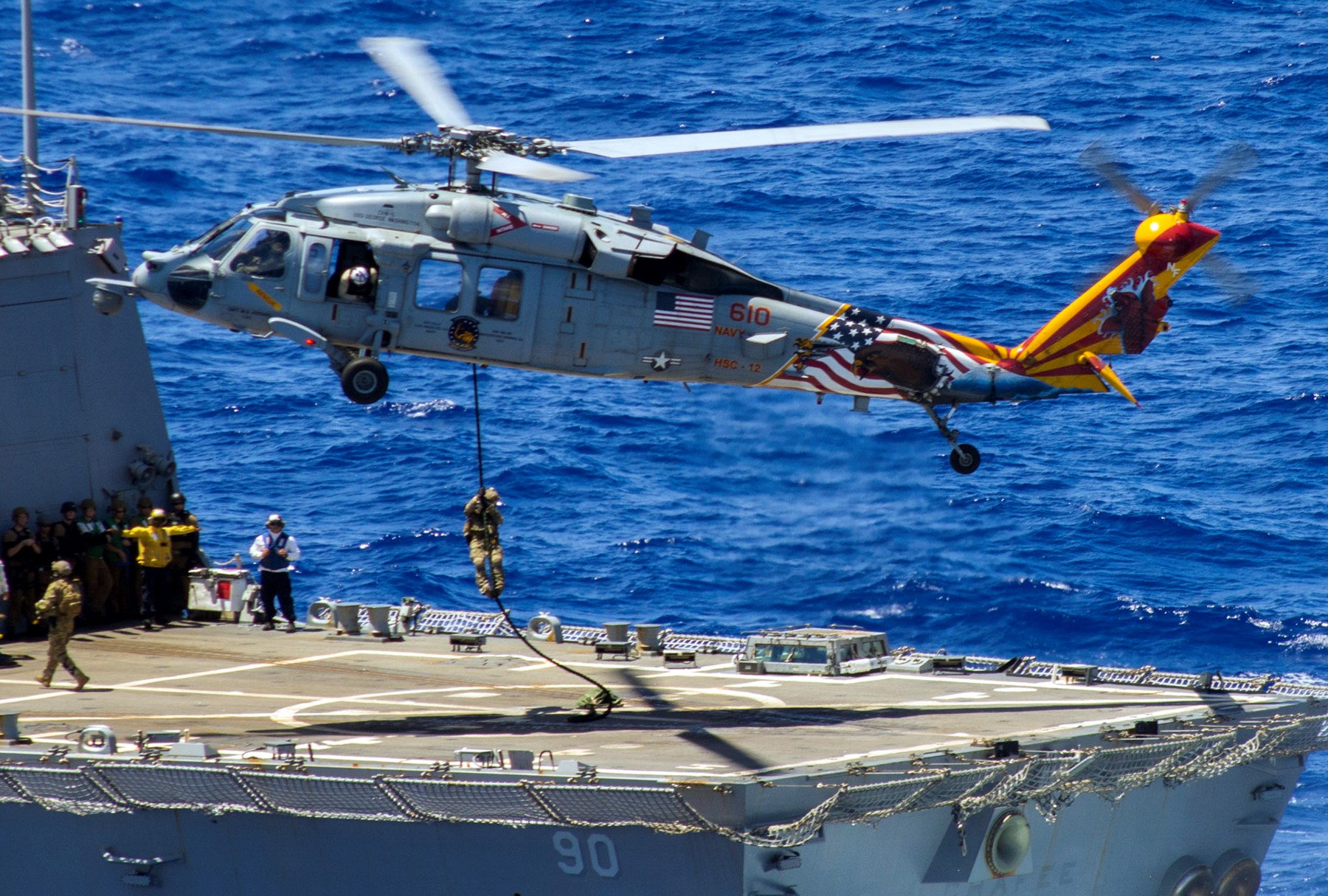 helseacombatron hsc-12 golden falcons mh-60s seahawk