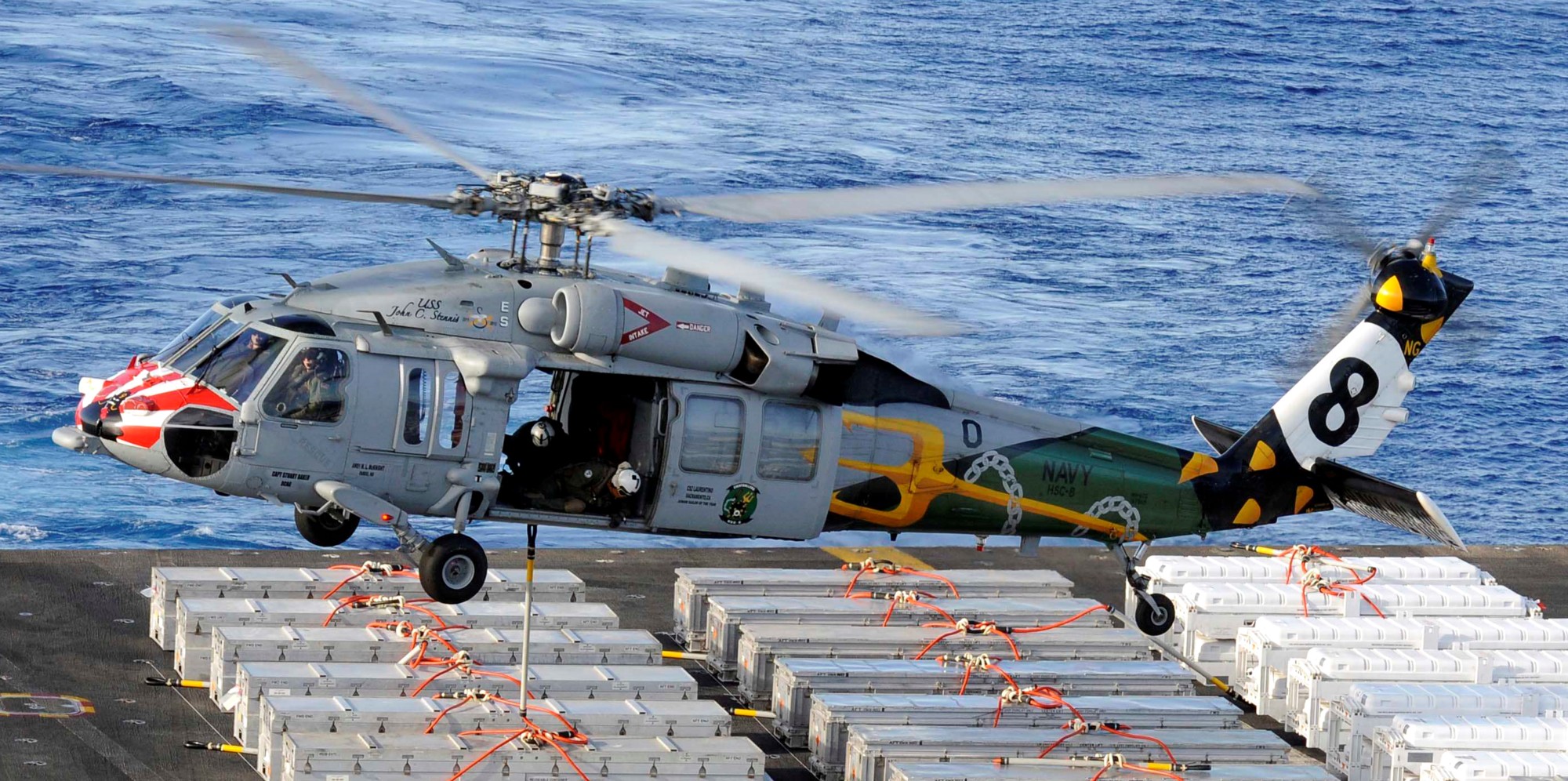 hsc-8 eightballers mh-60s seahawk special color showbird