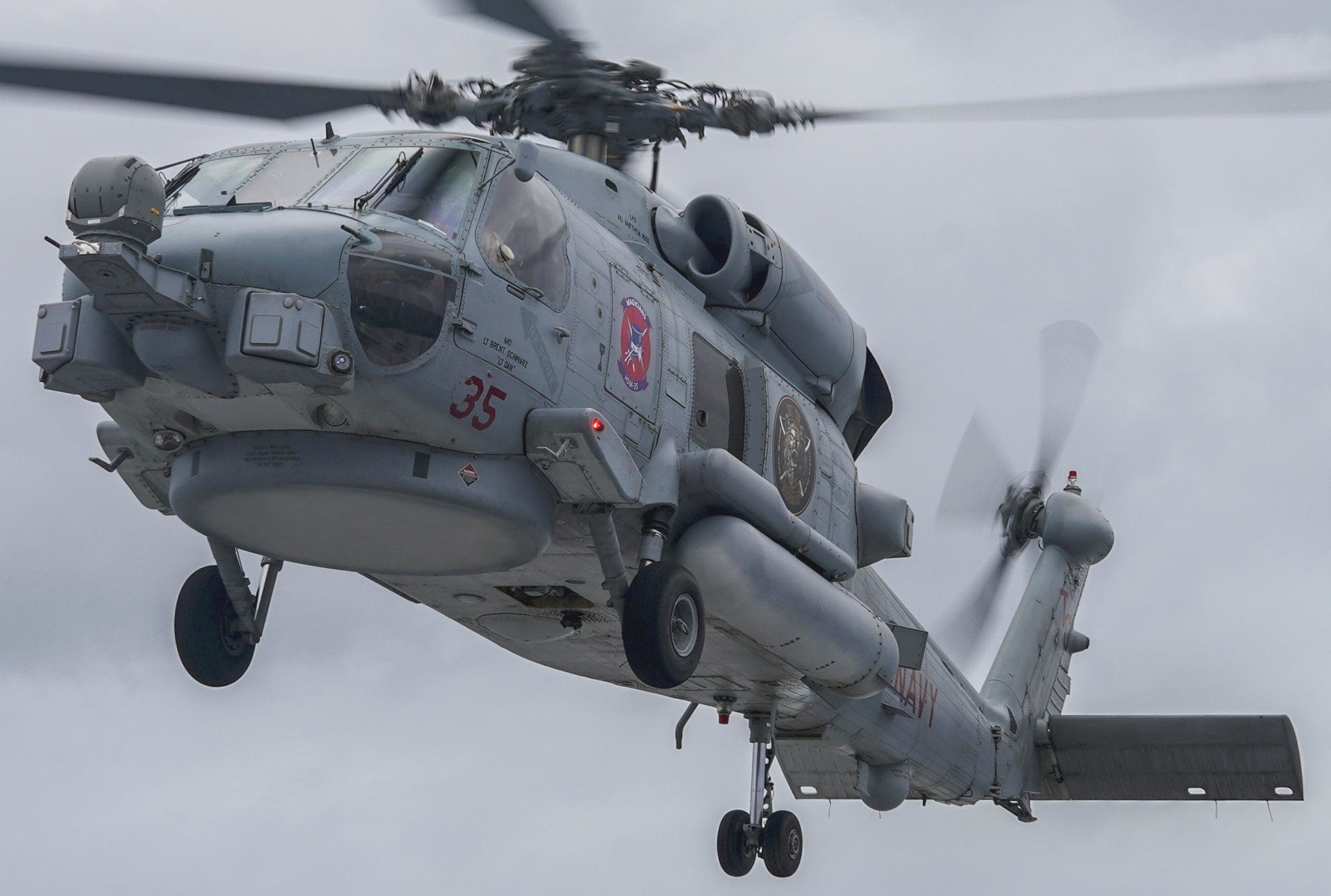 hsm-35 magicians helicopter maritime strike squadron mh-60r seahawk 74