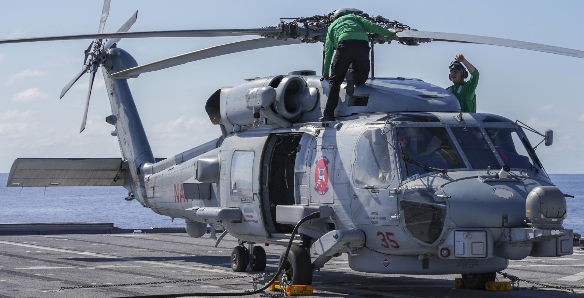 hsm-35 magicians helicopter maritime strike squadron mh-60r seahawk 76