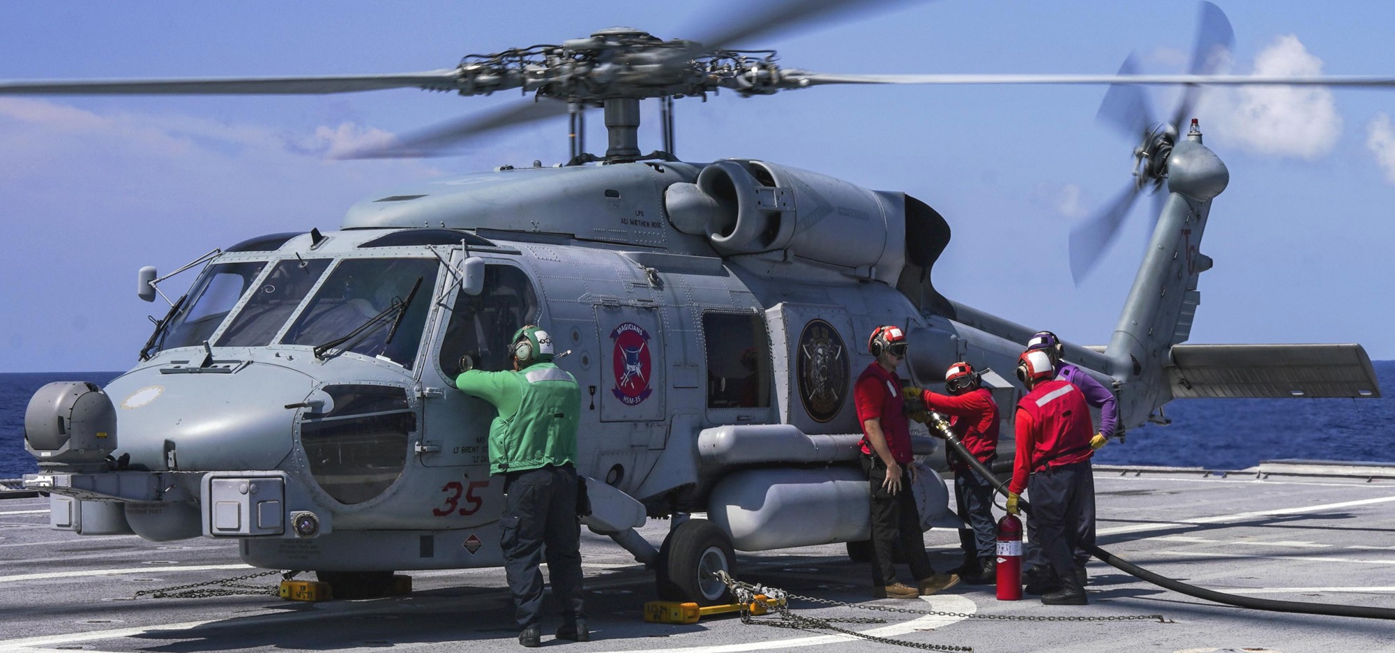 hsm-35 magicians helicopter maritime strike squadron mh-60r seahawk 78