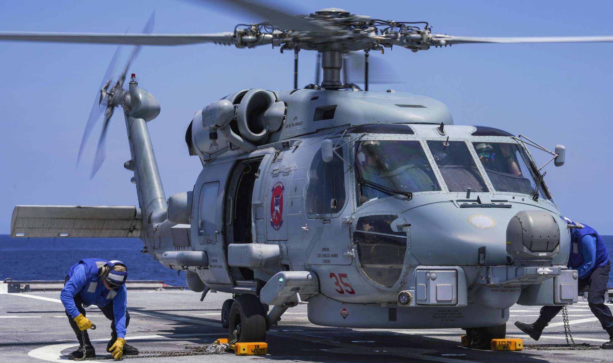 hsm-35 magicians helicopter maritime strike squadron mh-60r seahawk 79