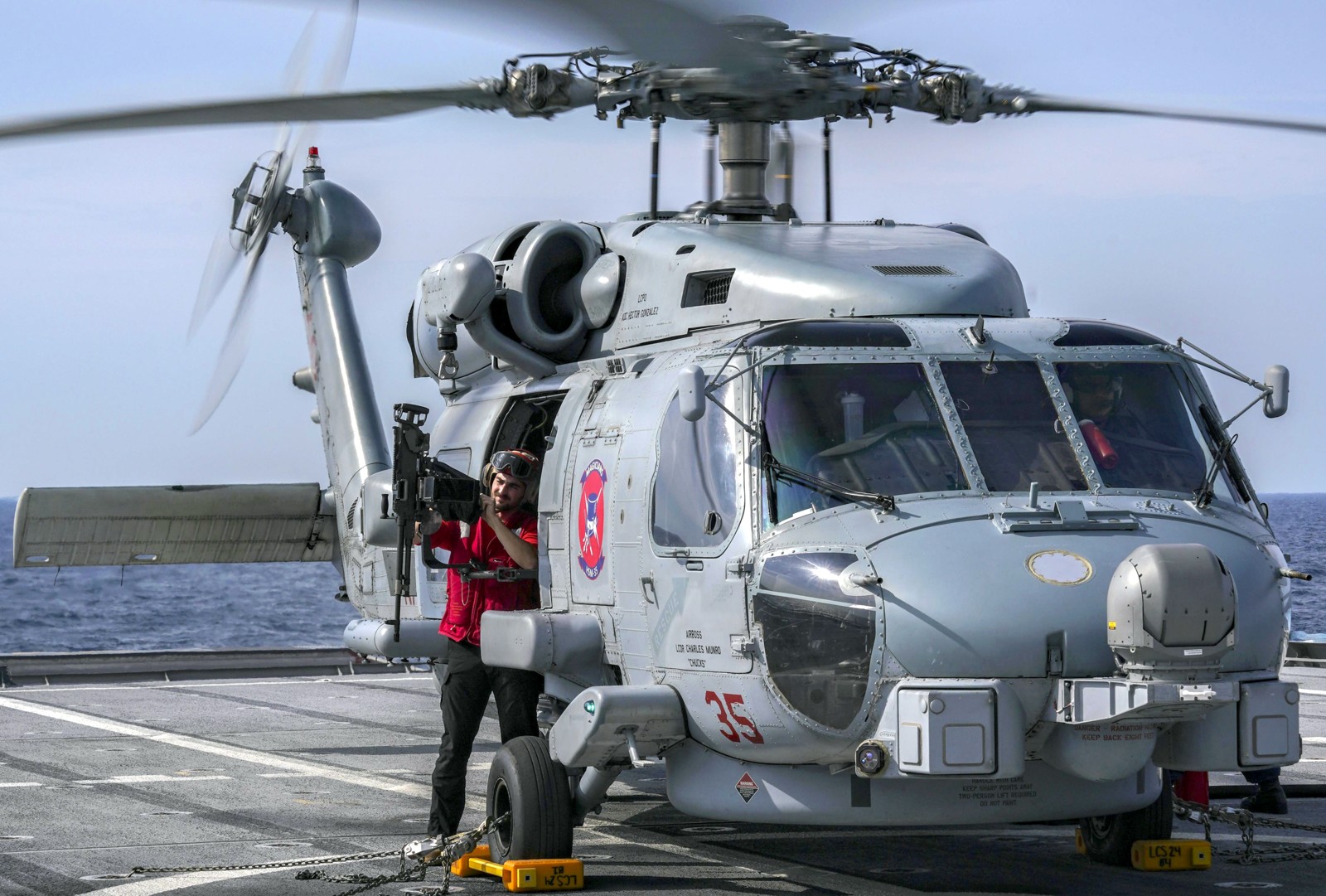 hsm-35 magicians helicopter maritime strike squadron mh-60r seahawk 81