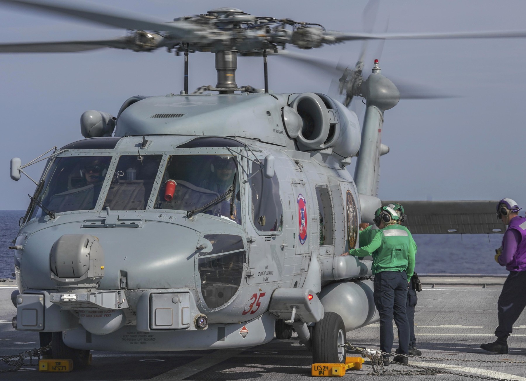 hsm-35 magicians helicopter maritime strike squadron mh-60r seahawk 85