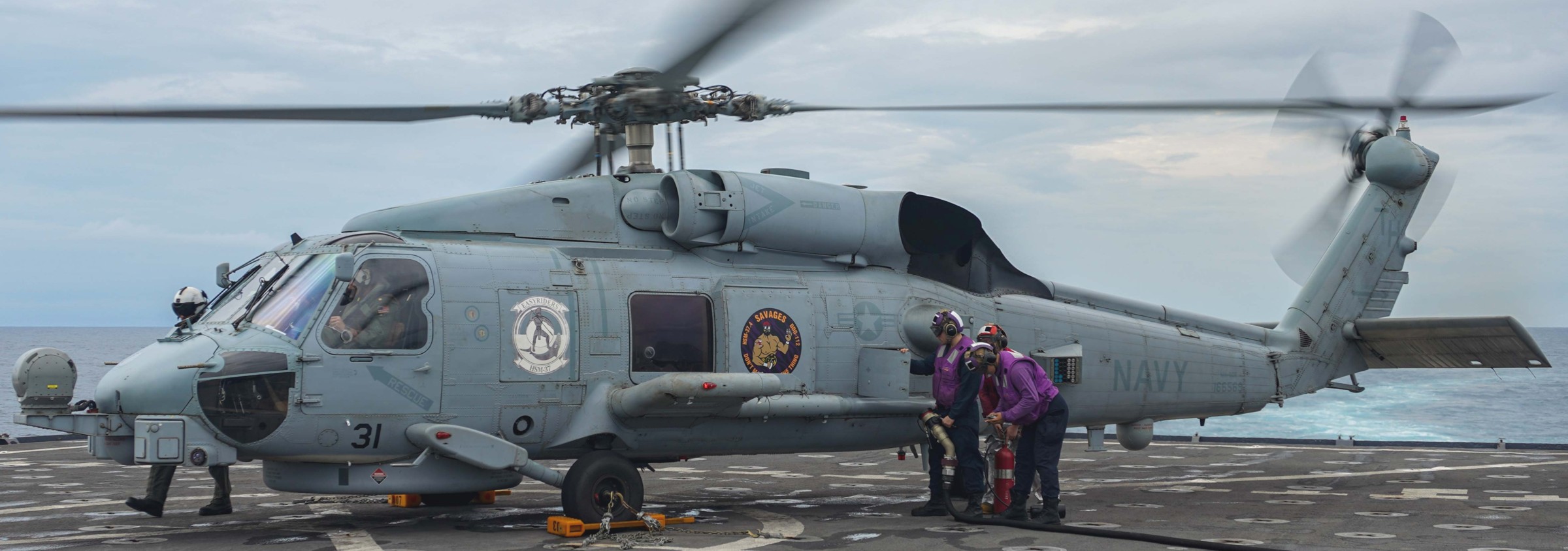 hsm-37 easyriders helicopter maritime strike squadron mh-60r seahawk lsd-52 uss pearl harbor 49