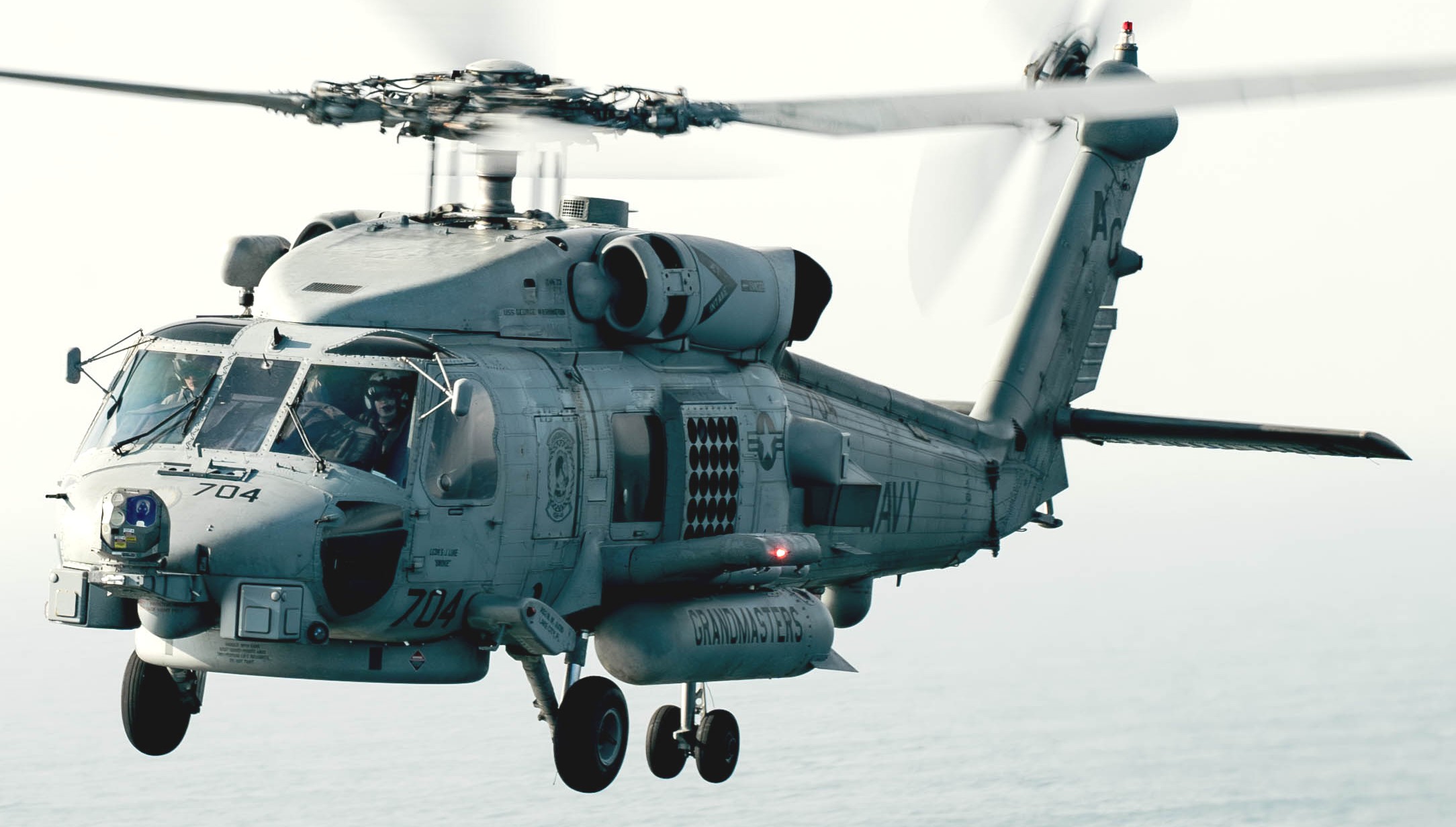 hsm-46 grandmasters helicopter maritime strike squadron mh-60r seahawk uss porter 2024 95