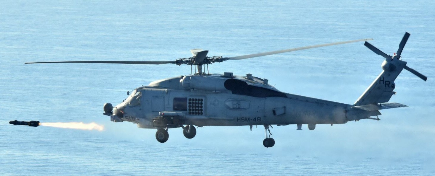 hsm-48 vipers helicopter maritime strike squadron mh-60r seahawk agm-114 hellfire missile 42