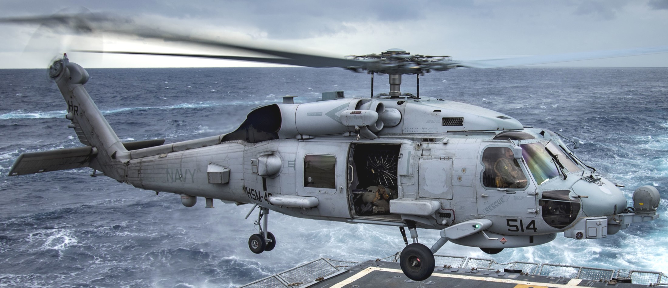 hsm-48 vipers helicopter maritime strike squadron mh-60r seahawk 57