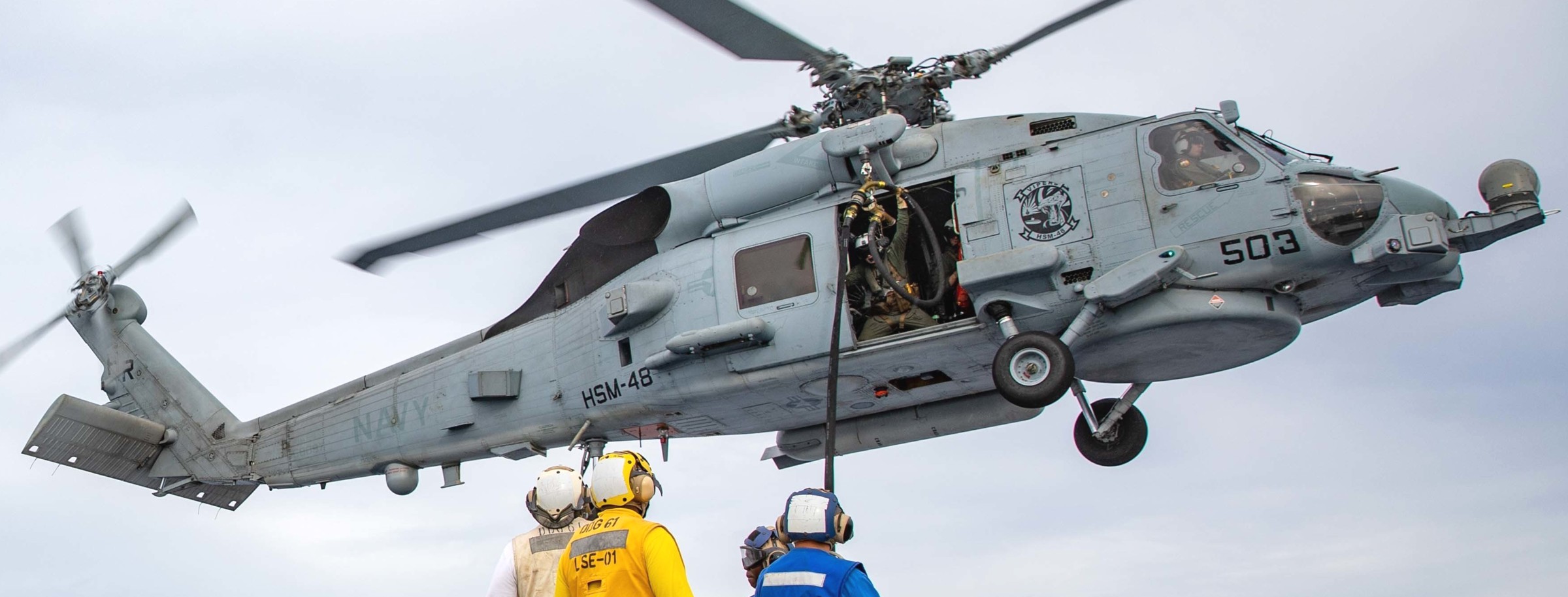 hsm-48 vipers helicopter maritime strike squadron mh-60r seahawk ddg-61 uss ramage 70