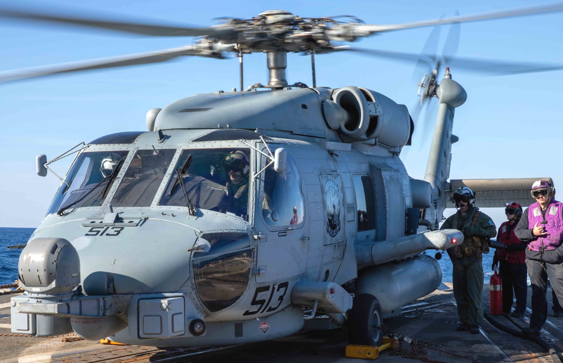 hsm-48 vipers helicopter maritime strike squadron mh-60r seahawk ddg-94 uss nitze 73