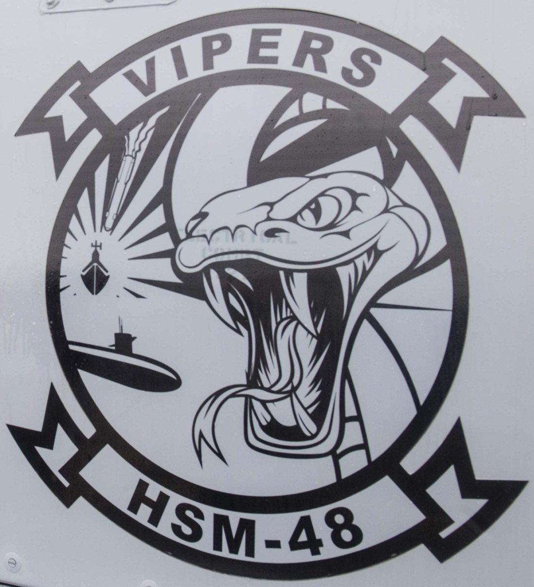 hsm-48 vipers insignia crest patch badge helicopter maritime strike squadron 03c