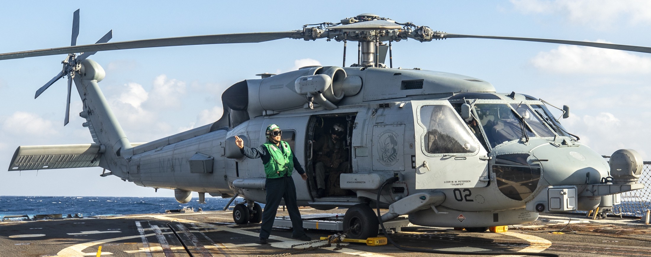 hsm-51 warlords helicopter maritime strike squadron mh-60r seahawk ddg-114 uss ralph johnson 11