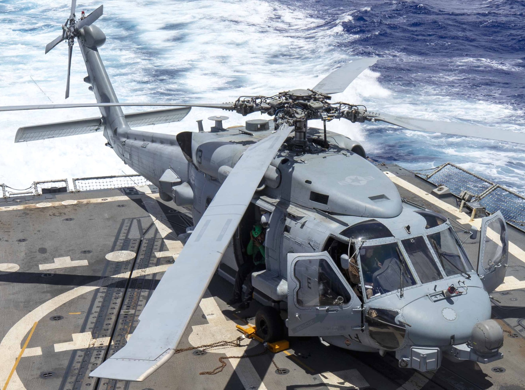 hsm-71 raptors helicopter maritime strike squadron mh-60r seahawk ddg-111 uss spruance 2024 98