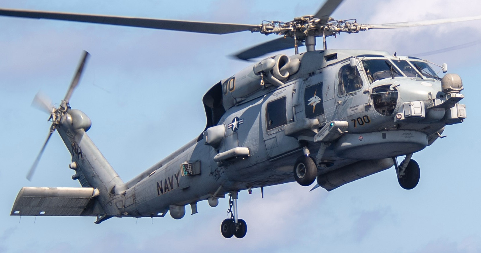 hsm-75 wolf pack helicopter maritime strike squadron mh-60r seahawk uss theodore roosevelt 2024 106