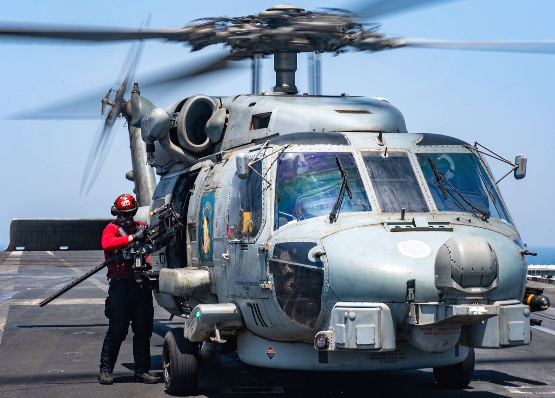 hsm-75 wolf pack helicopter maritime strike squadron mh-60r seahawk 108