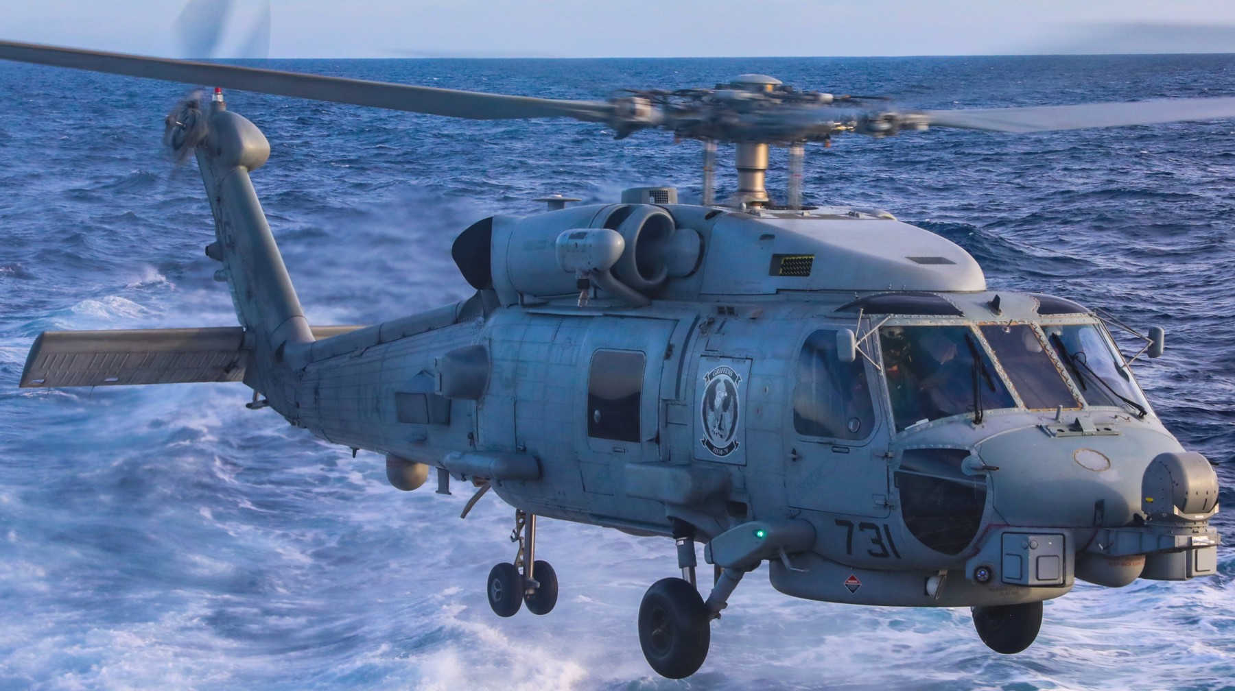 hsm-79 griffins helicopter maritime strike squadron mh-60r seahawk ddg-84 uss bulkeley 2024 62