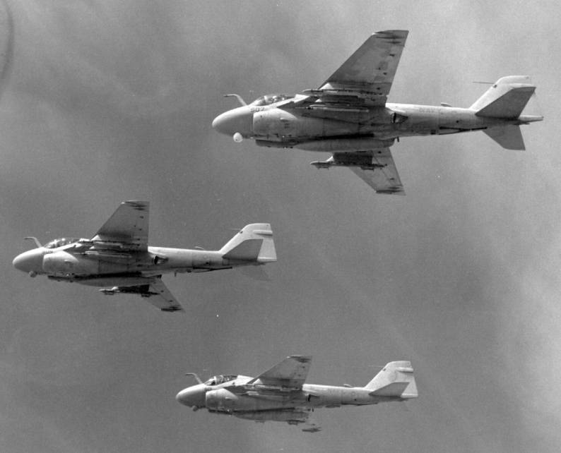 va-34 blue blasters attack squadron carrier air wing cvw-7 a-6e intruder