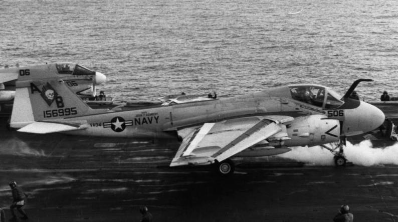 va-34 blue blasters atkron carrier air wing cvw-1 uss john f. kennedy cv 67 a-6e intruder