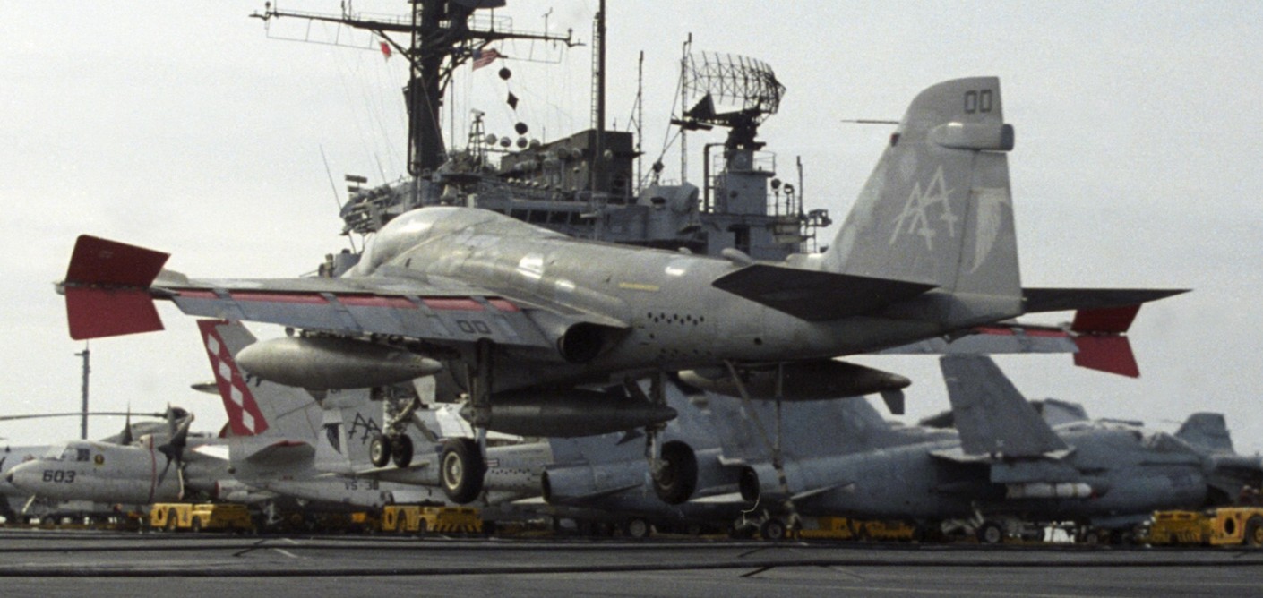 va-85 black falcons attack squadron us navy a-6e intruder carrier air wing cvw-17 uss saratoga cv-60 13