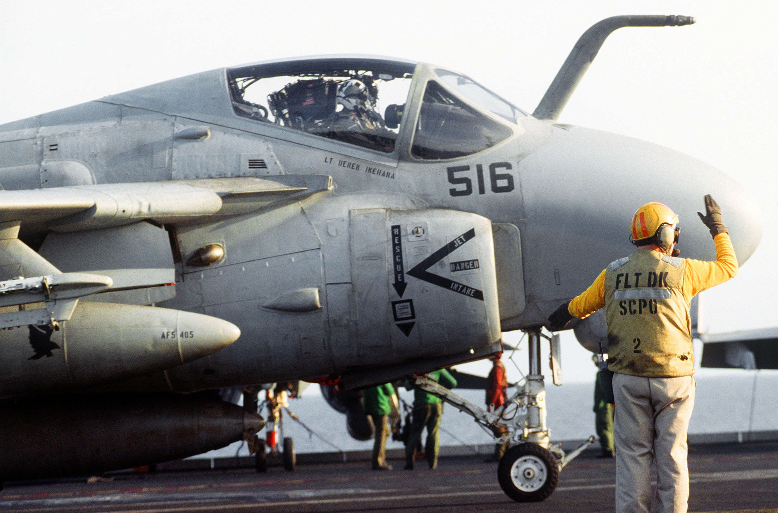 va-85 black falcons attack squadron us navy a-6e intruder carrier air wing cvw-1 uss america cv-66 15 operation deny flight