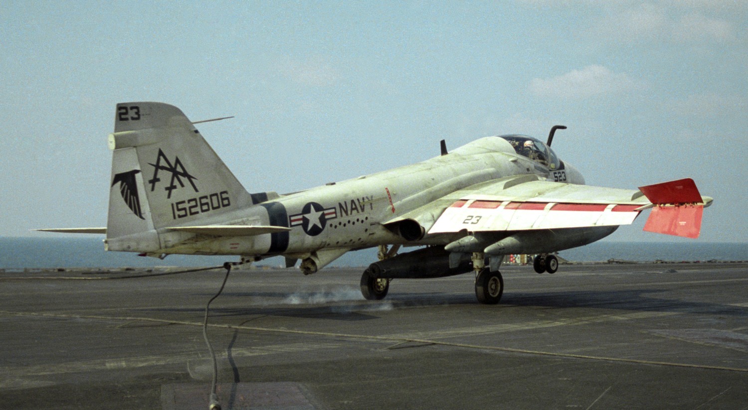 va-85 black falcons attack squadron us navy ka-6d intruder carrier air wing cvw-17 uss saratoga cv-60 20