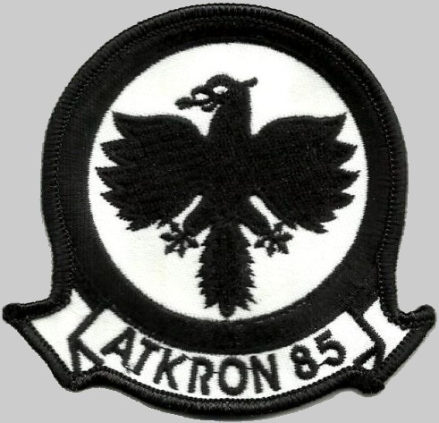 va-85 black falcons insignia crest patch badge attack squadron us navy 02p