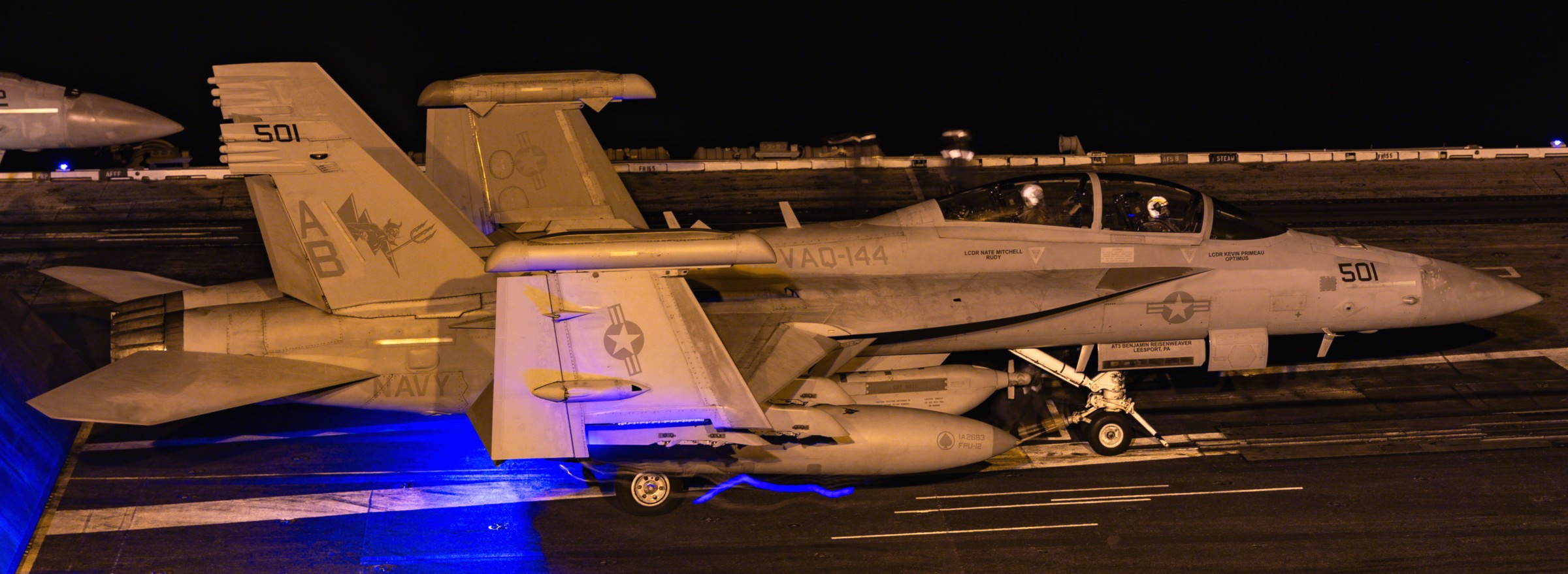 vaq-144 main battery electronic attack squadron ea-18g growler cvn-75 uss harry s. truman 2024 11