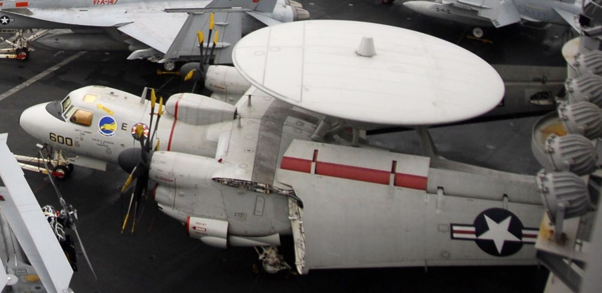 vaw-112 golden hawks carrier airborne early warning squadron us navy grumman e-2c hawkeye cvw-9 uss john c. stennis cvn-74 94