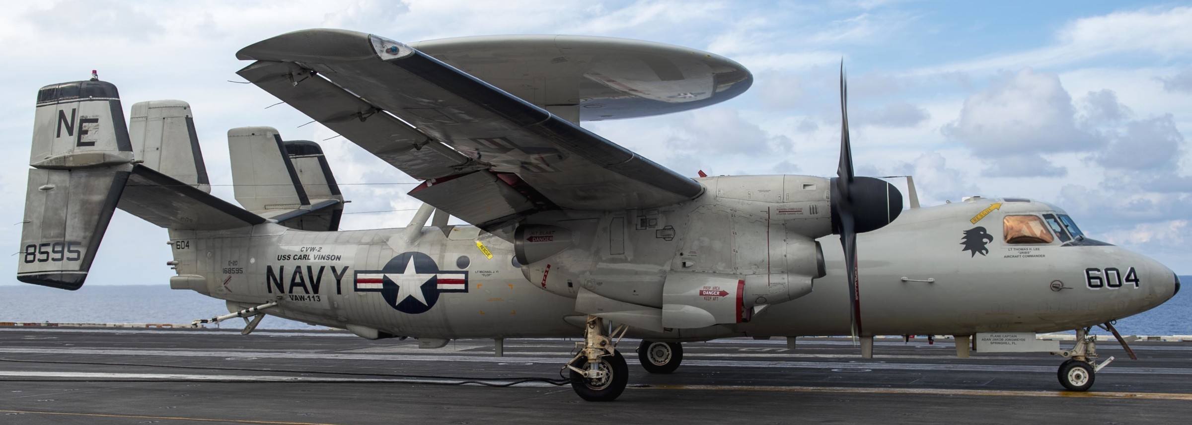 vaw-113 black eagles airborne command control squadron e-2d advanced hawkeye cvw-2 cvn-70 uss carl vinson 117