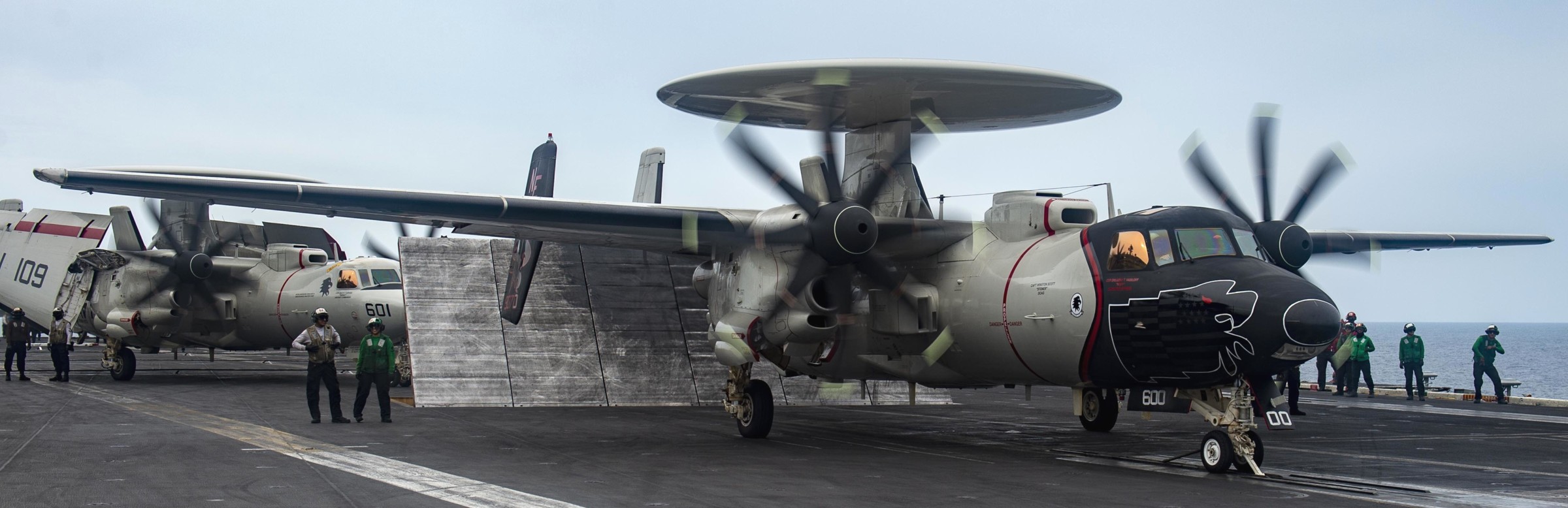 vaw-113 black eagles airborne command control squadron e-2d advanced hawkeye cvw-2 cvn-70 uss carl vinson 118