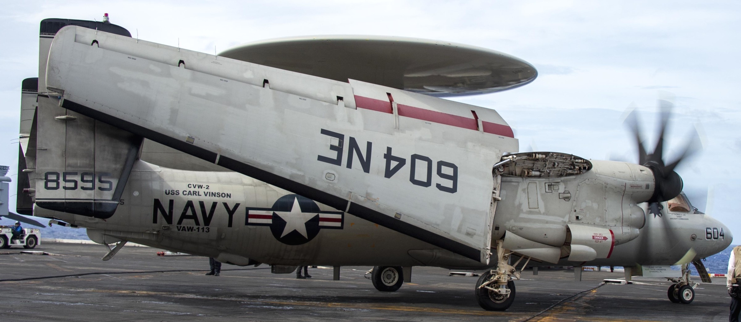 vaw-113 black eagles airborne command control squadron e-2d advanced hawkeye cvw-2 cvn-70 uss carl vinson 127