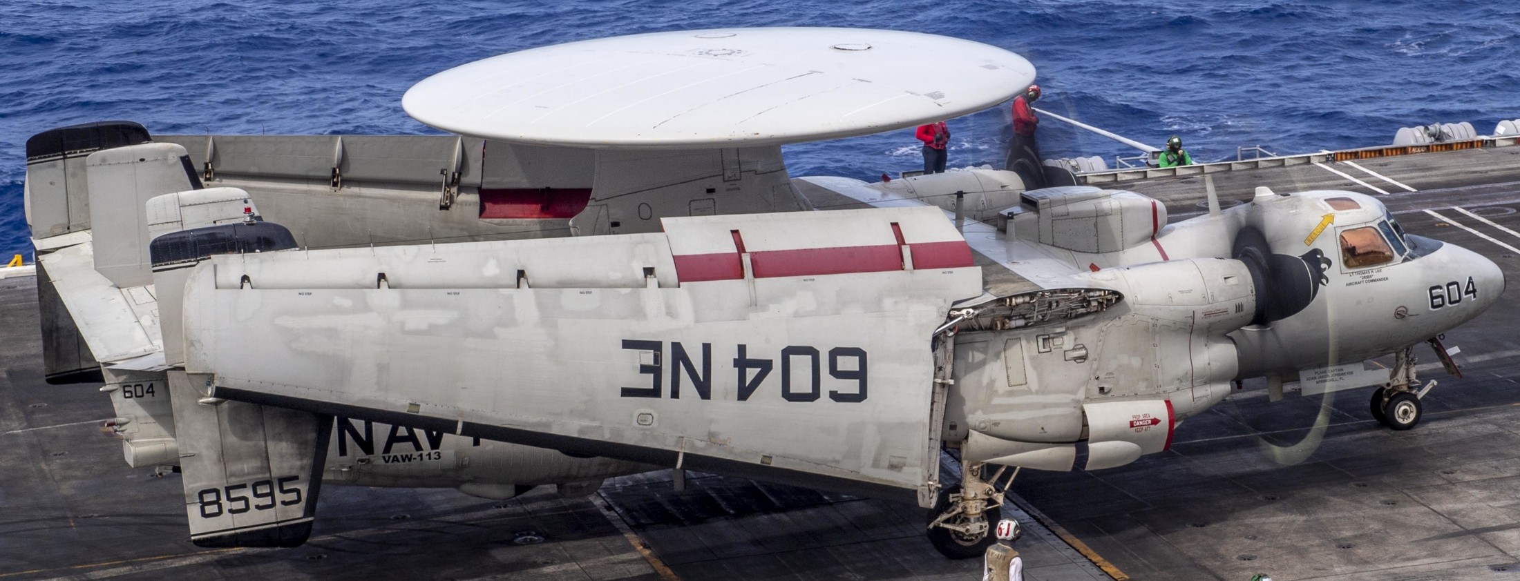 vaw-113 black eagles airborne command control squadron e-2d advanced hawkeye cvw-2 cvn-70 uss carl vinson 128