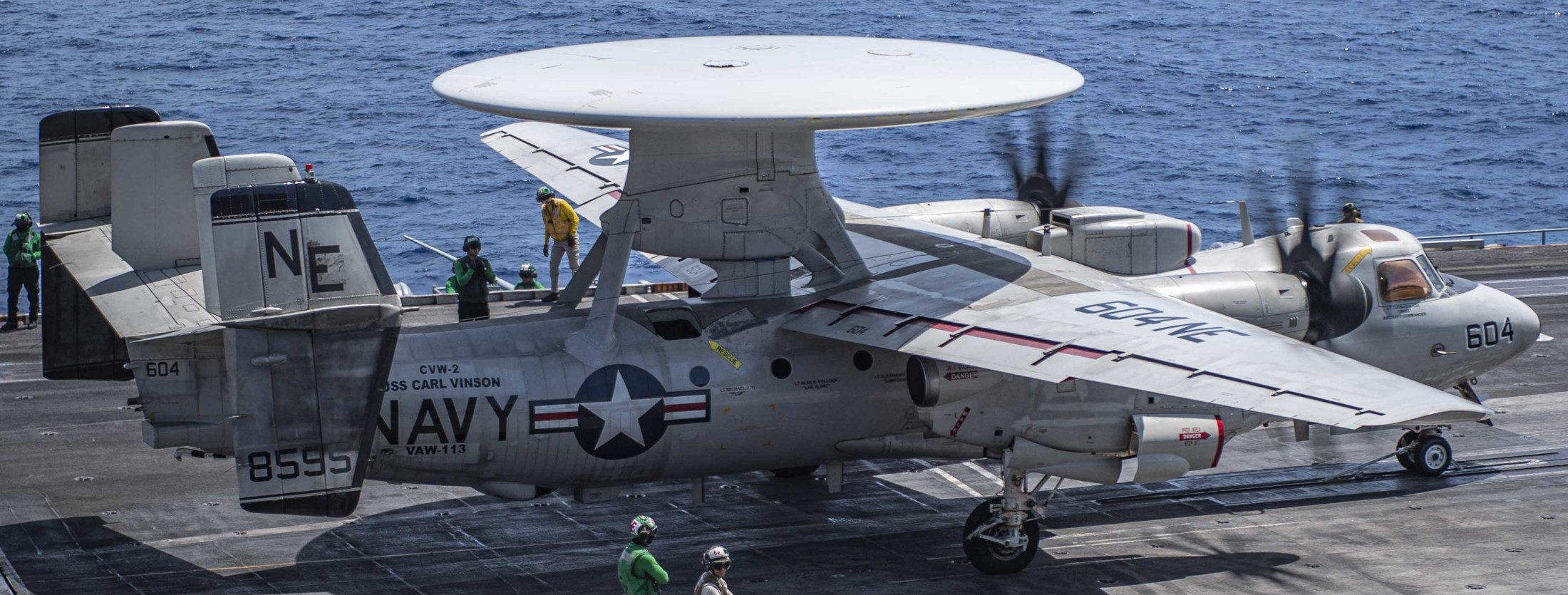 vaw-113 black eagles airborne command control squadron e-2d advanced hawkeye cvw-2 cvn-70 uss carl vinson 2021 131