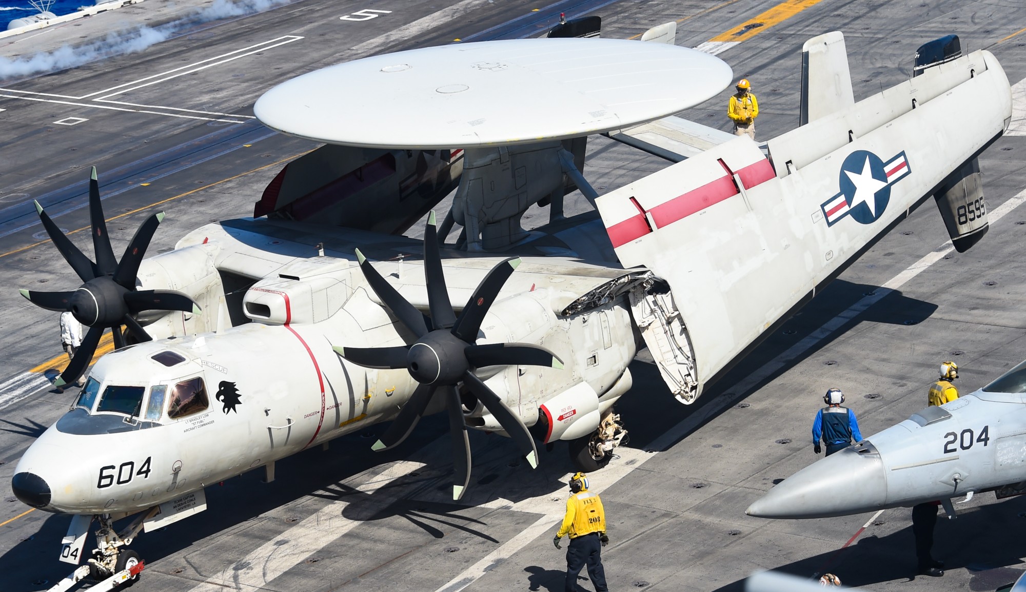 vaw-113 black eagles airborne command control squadron e-2d advanced hawkeye cvw-2 cvn-70 uss carl vinson 132