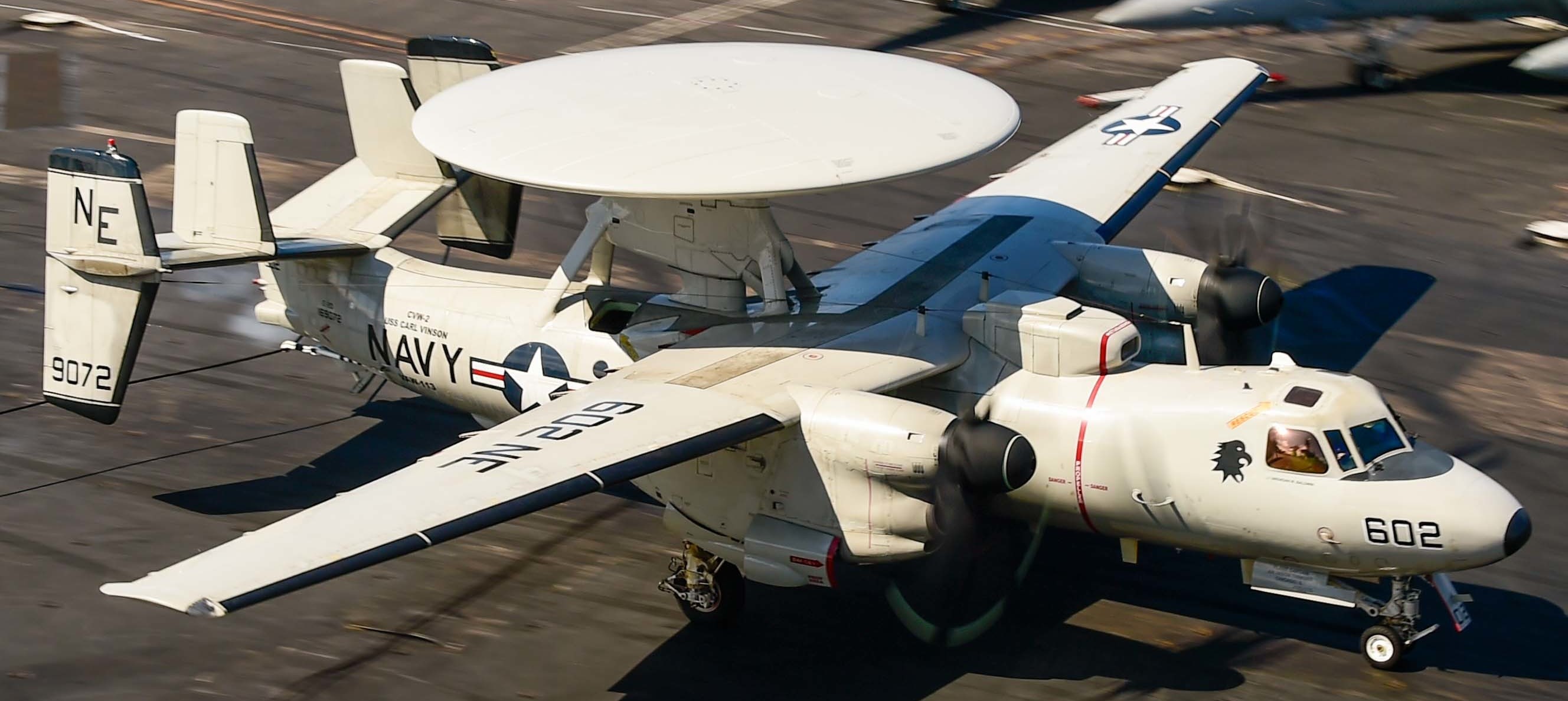 vaw-113 black eagles airborne command control squadron e-2d advanced hawkeye cvw-2 cvn-70 uss carl vinson 141