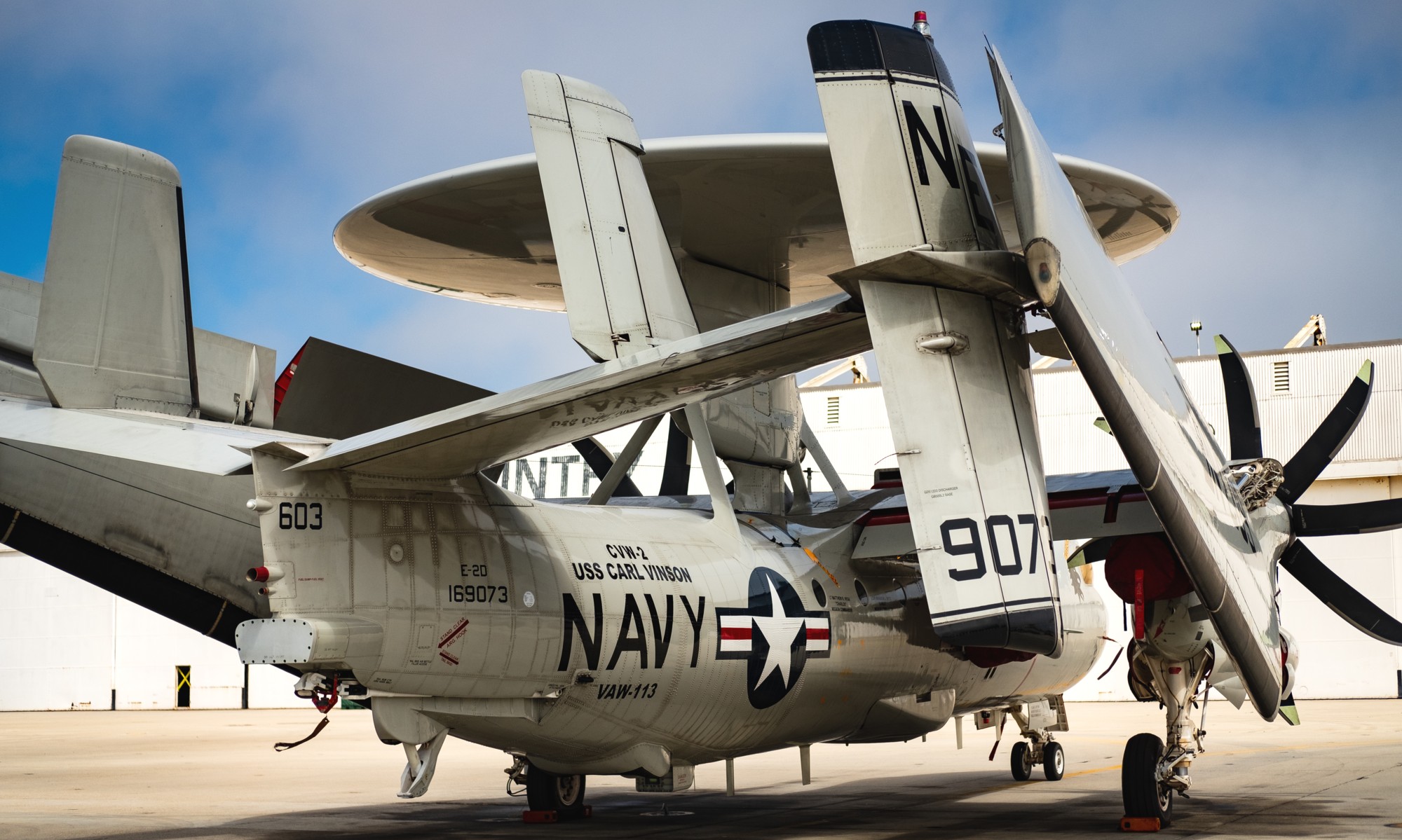 vaw-113 black eagles airborne command control squadron e-2d advanced hawkeye point mugu california 144