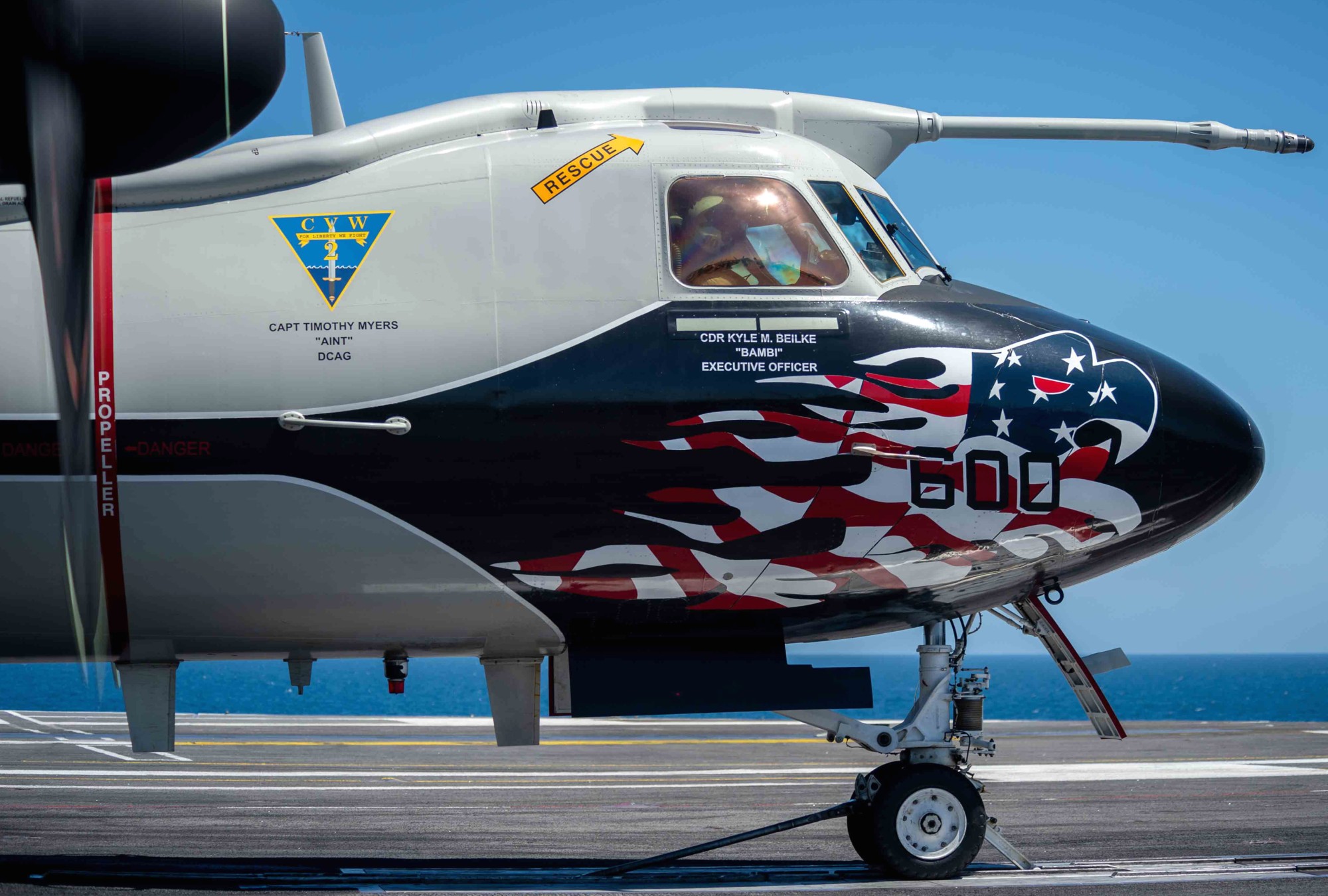 vaw-113 black eagles airborne command control squadron e-2d advanced hawkeye cvw-2 cvn-70 uss carl vinson 153