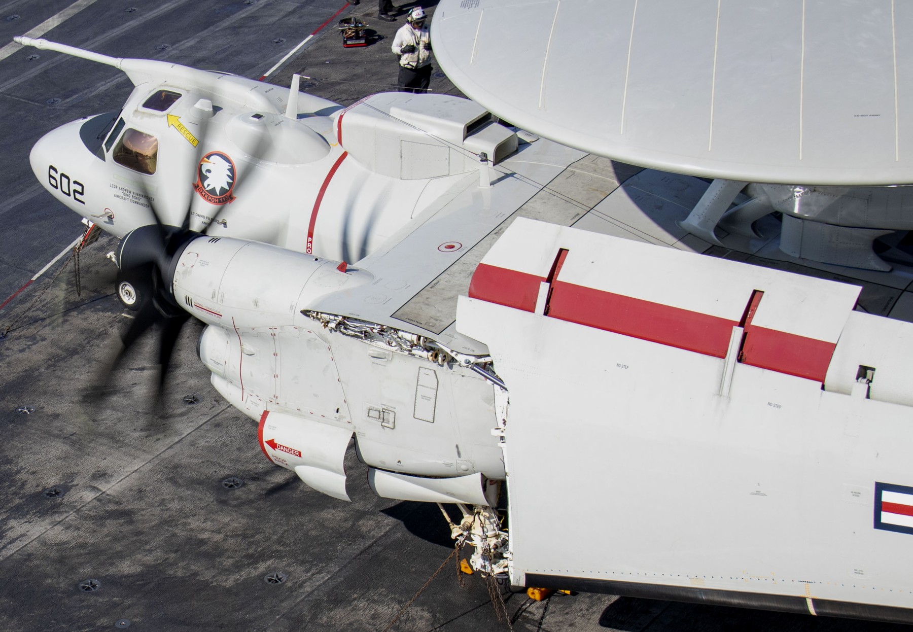 vaw-113 black eagles airborne command control squadron e-2d advanced hawkeye aerial refueling capability 2023 156