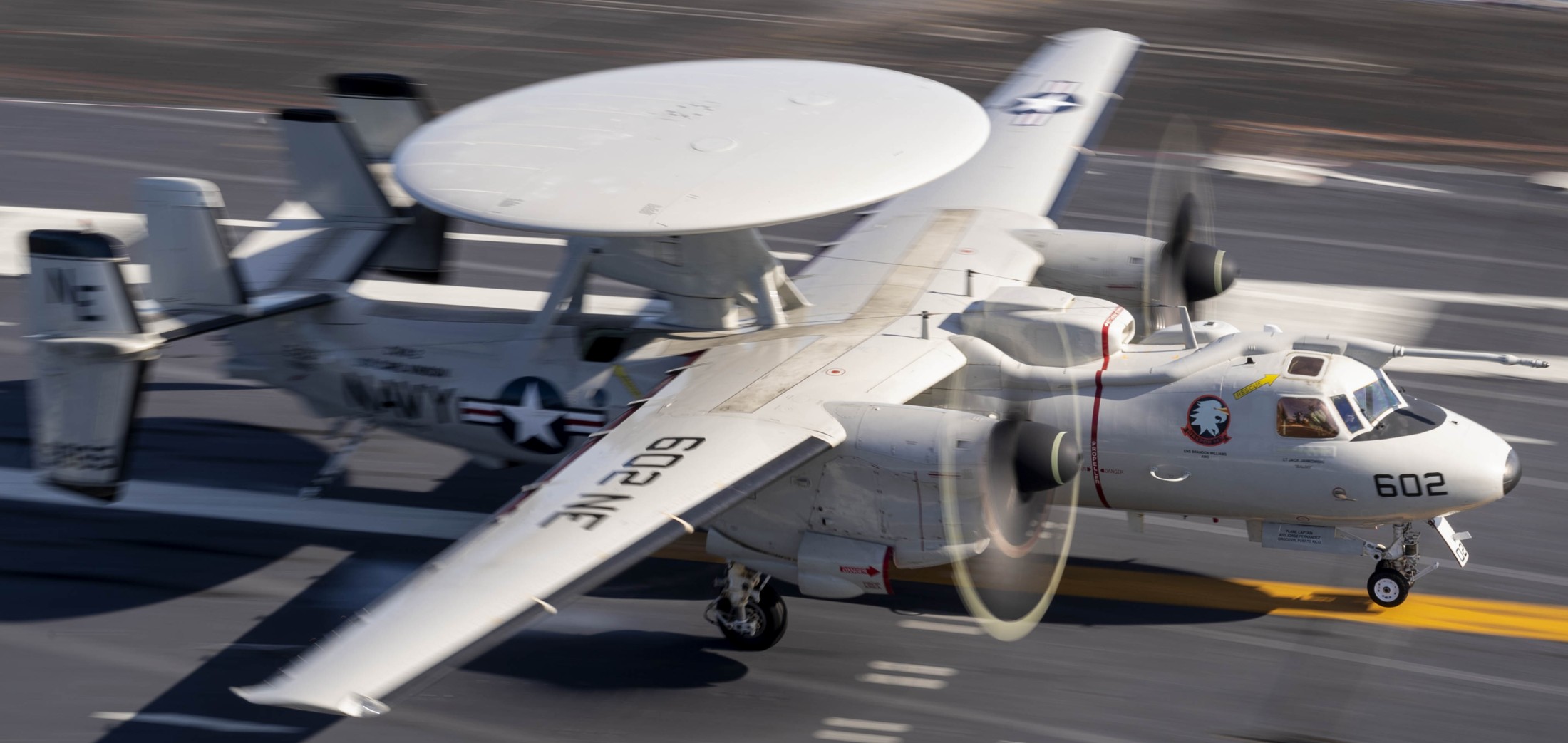 vaw-113 black eagles airborne command control squadron e-2d advanced hawkeye cvw-2 cvn-70 uss carl vinson 159