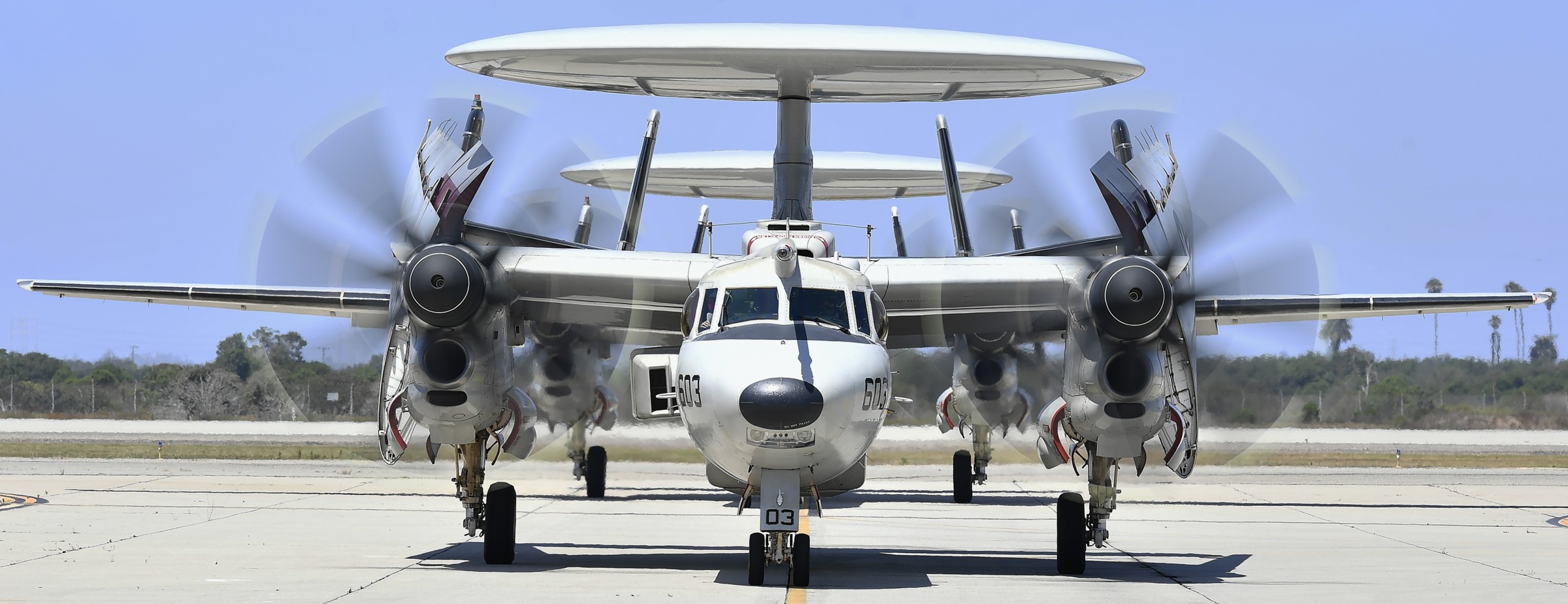 vaw-113 black eagles airborne command control squadron e-2d advanced hawkeye returning naval base ventura county 2024 161