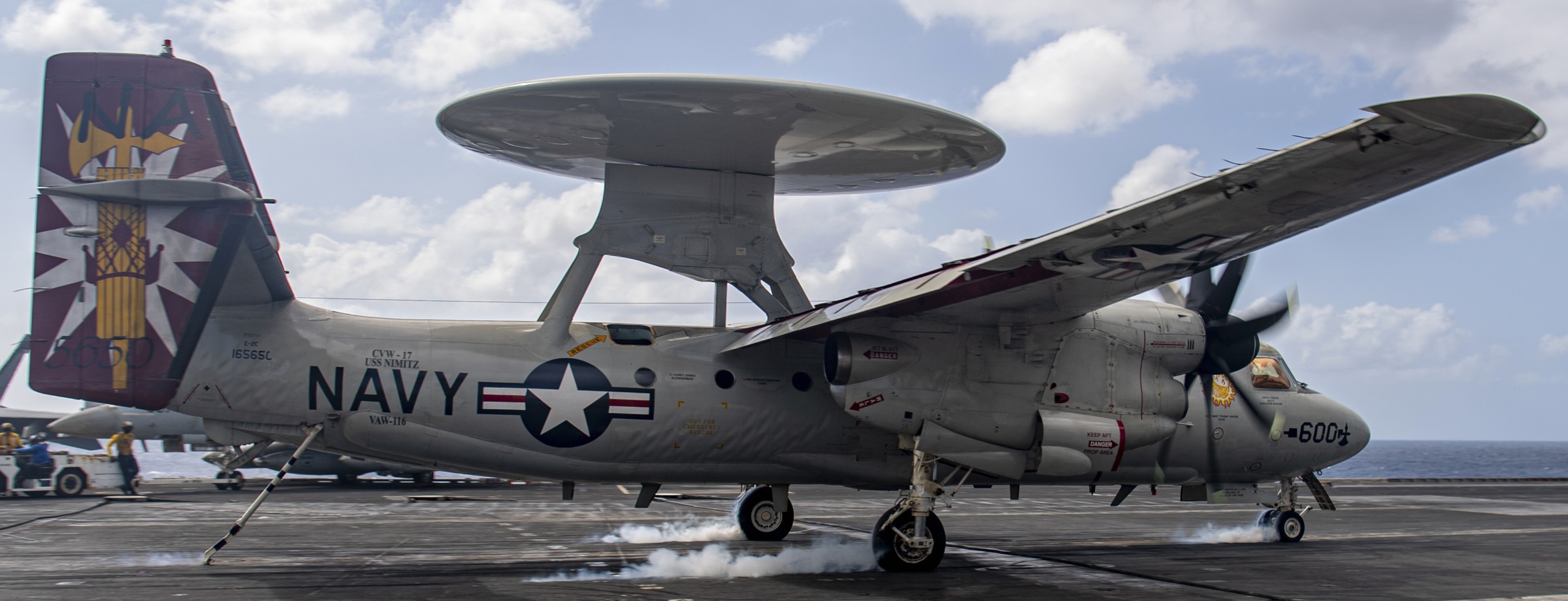 vaw-116 sun kings airborne command control squadron e-2c hawkeye cvw-17 cvn-68 uss nimitz 160