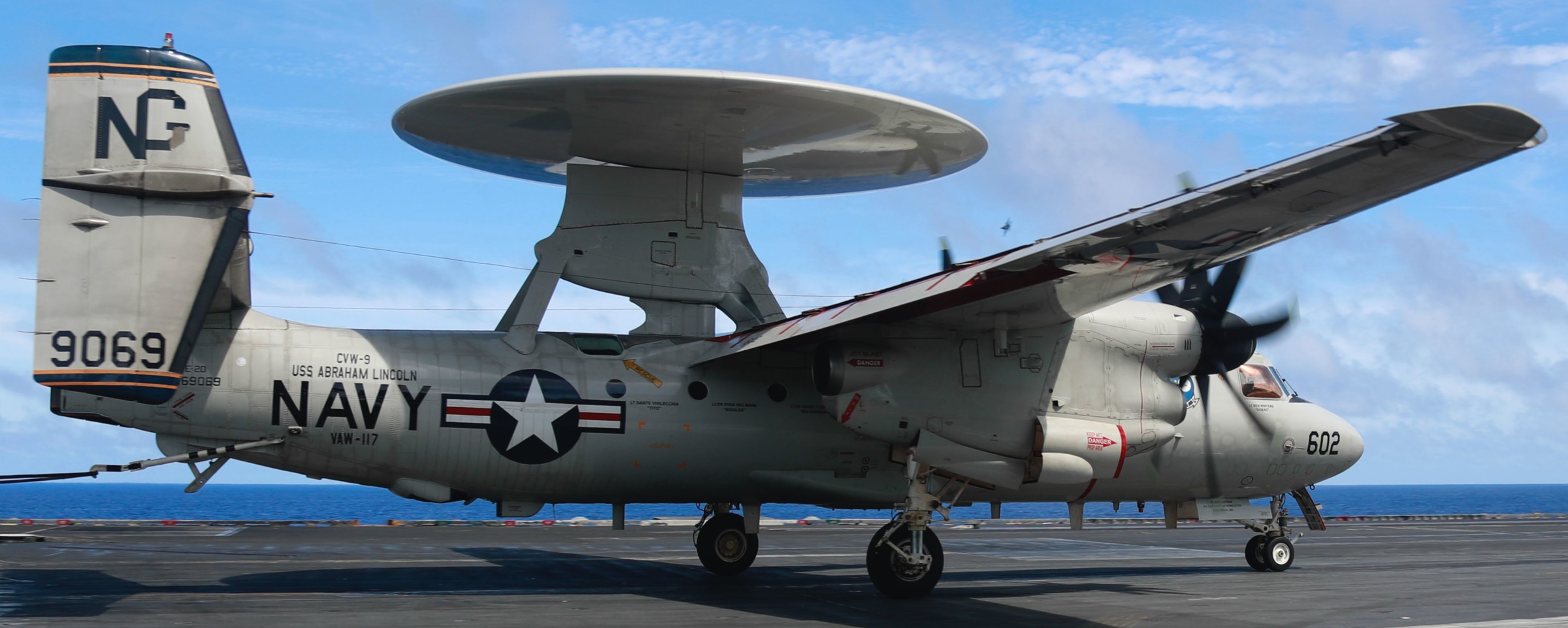 vaw-117 wallbangers airborne command control squadron e-2d advanced hawkeye cvw-9 cvn-72 uss abraham lincoln 2022 191