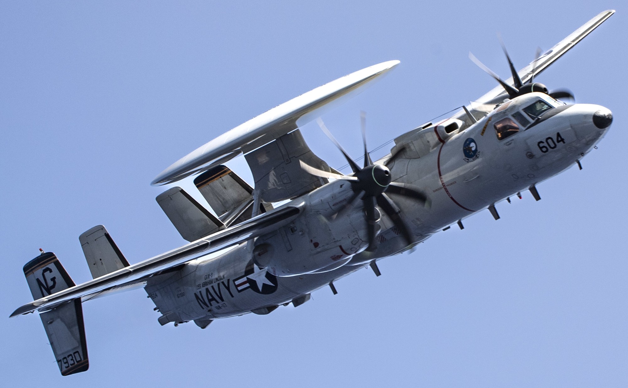 vaw-117 wallbangers airborne command control squadron e-2d advanced hawkeye cvw-9 cvn-72 uss abraham lincoln 192