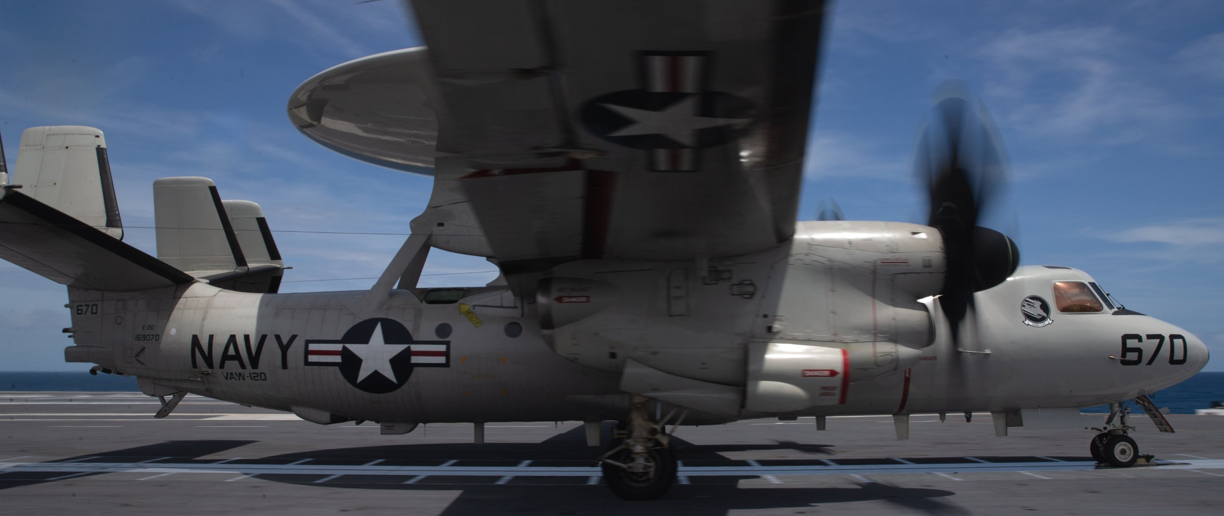 vaw-120 greyhawks airborne command control squadron e-2d advanced hawkeye uss gerald r. ford cvn-78 04