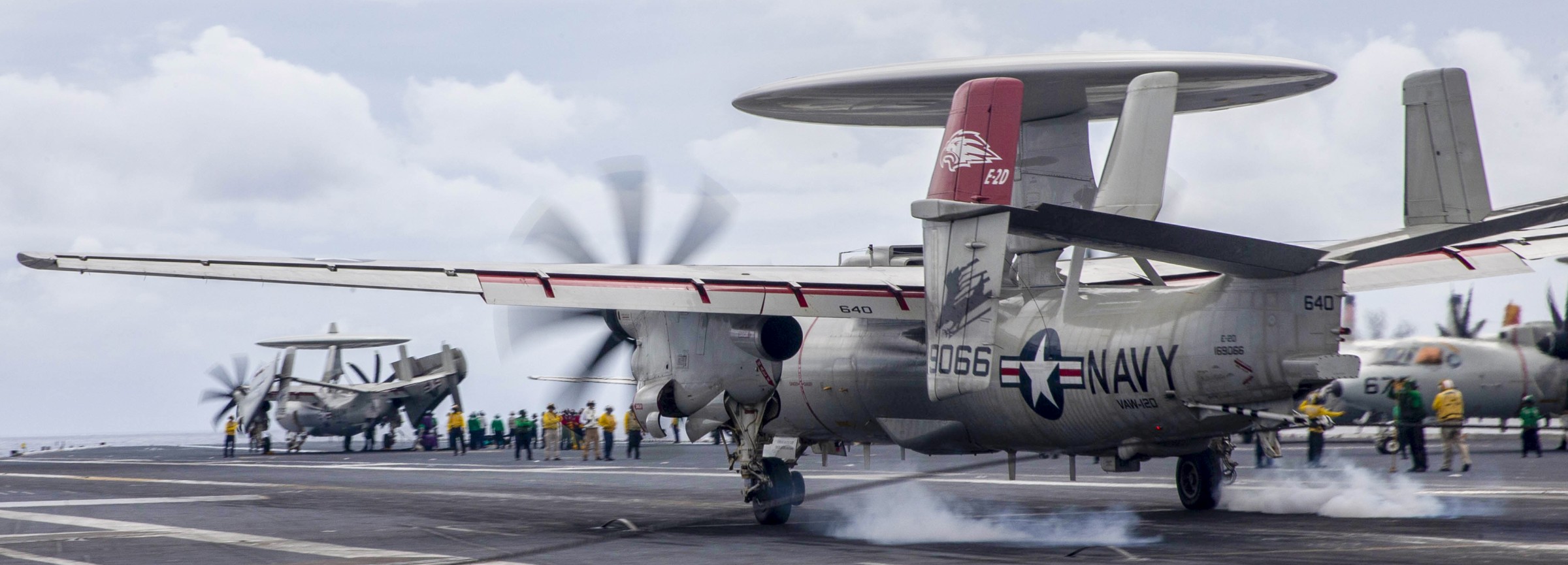 vaw-120 greyhawks airborne command control squadron e-2d advanced hawkeye replacement uss gerald r. ford cvn-78 27