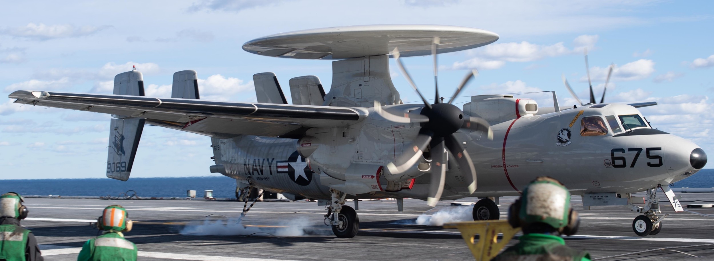 vaw-120 greyhawks airborne command control squadron e-2d advanced hawkeye replacement uss john c. stennis cvn-74 52