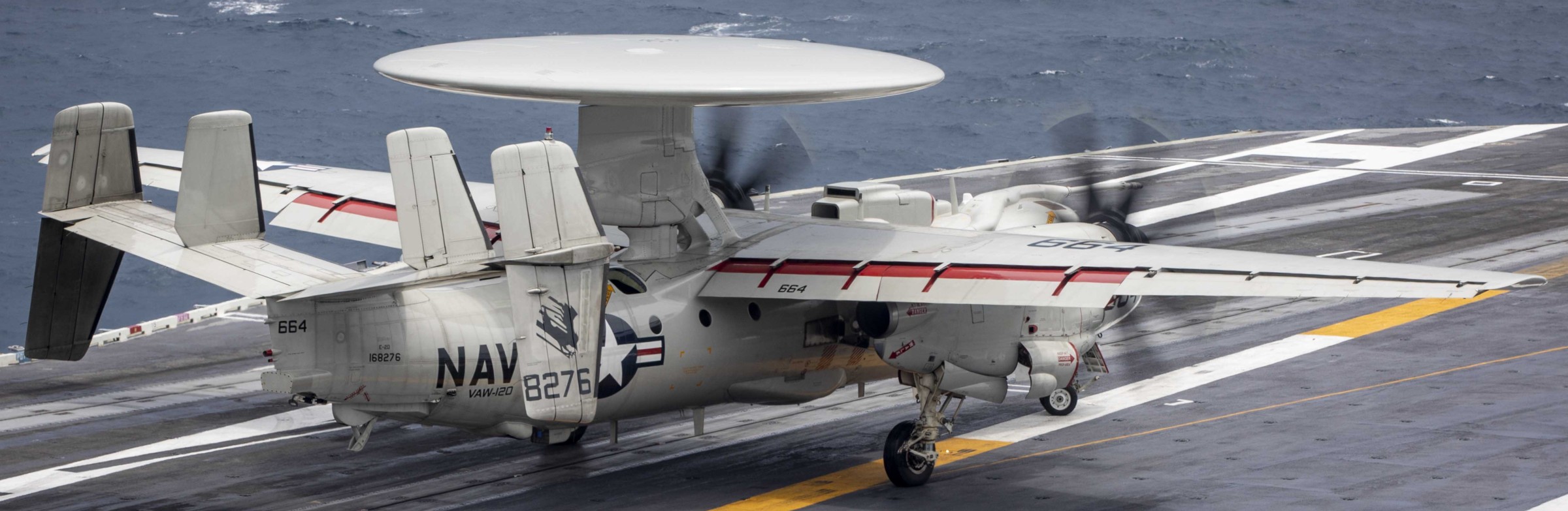 vaw-120 greyhawks airborne command control squadron e-2d advanced hawkeye cvn-77 uss george h. w. bush 2023 153