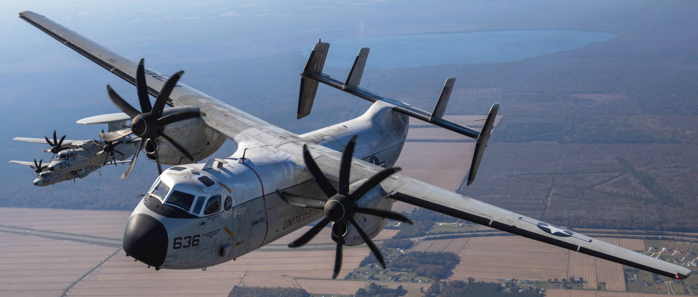 vaw-120 greyhawks airborne command control squadron c-2a greyhound final flight 2023 155