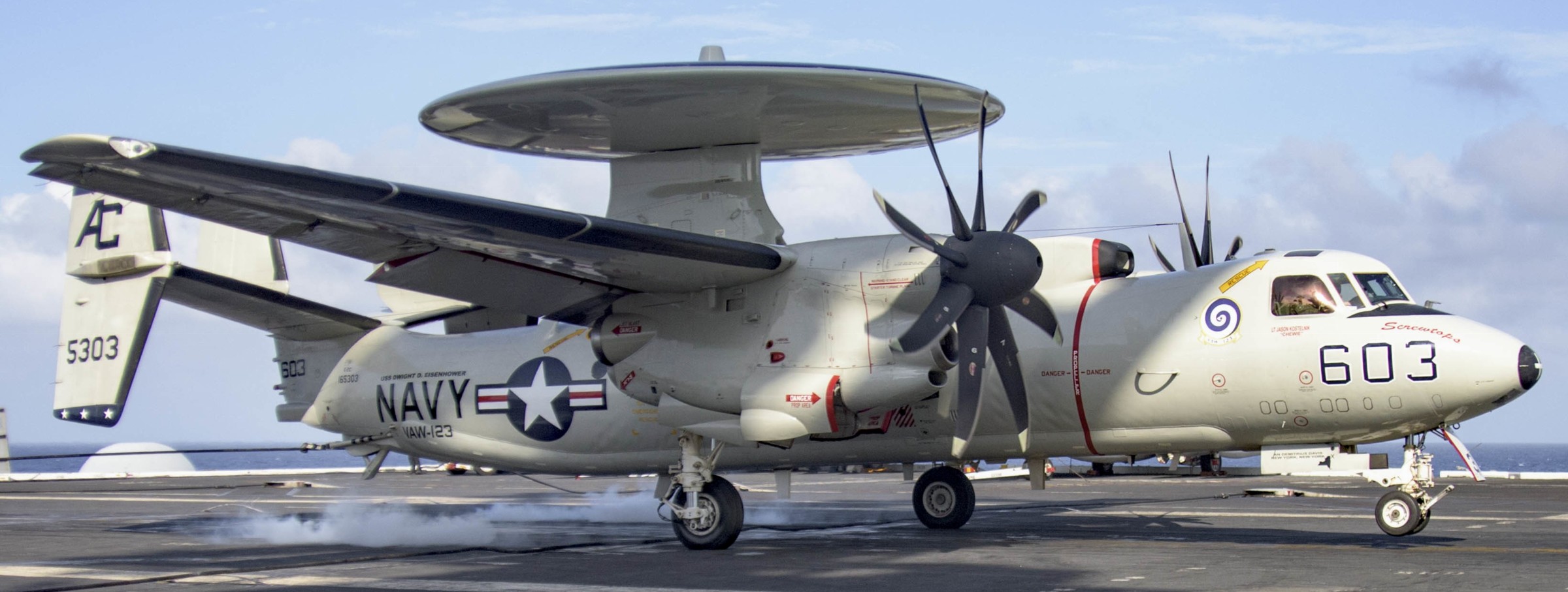 vaw-123 screwtops airborne command and control squadron cvw-3 cvn-69 uss dwight d. eisenhower 43